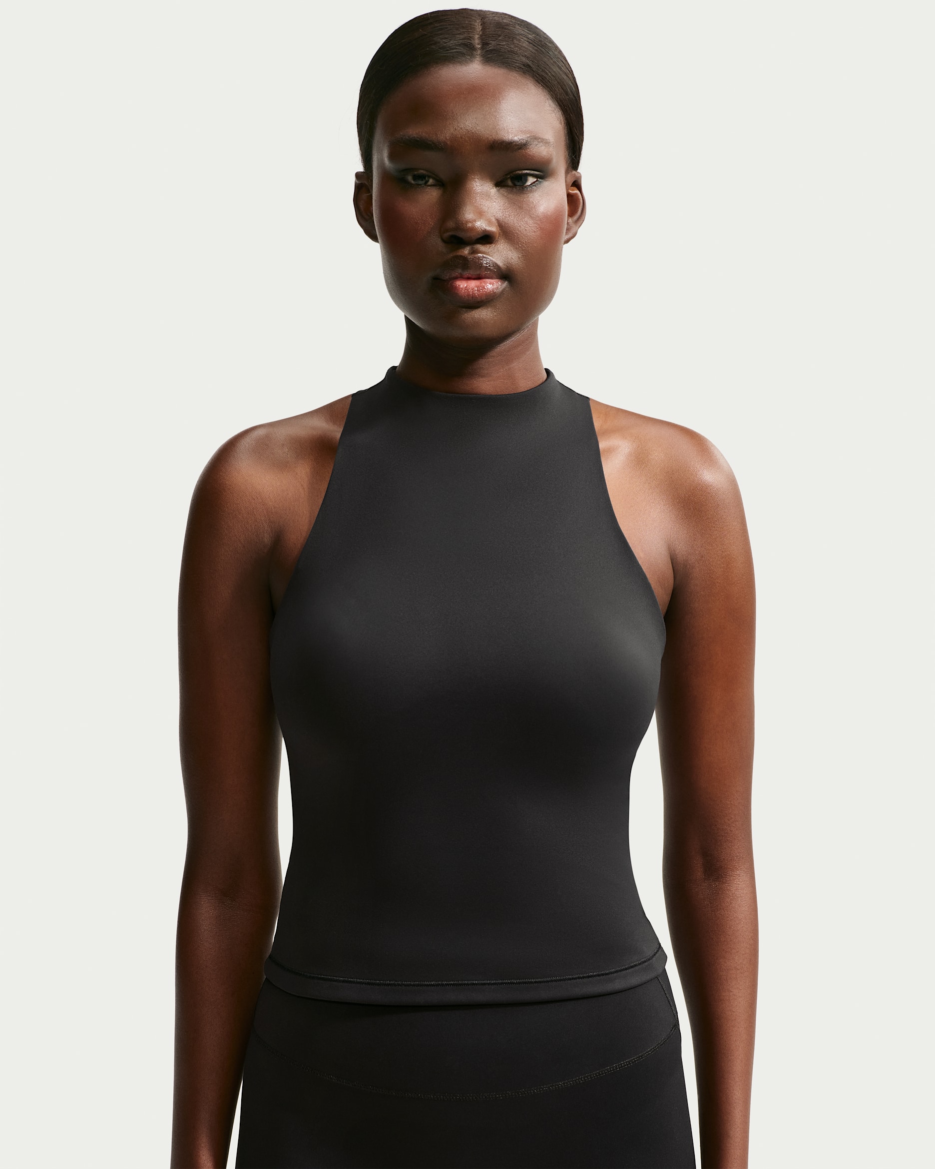 NikeSKIMS Matte Women's Mock-Neck Racerback Tank Top. Nike LU